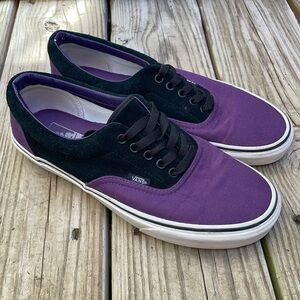 VANS Purple and Black Sneakers Size M9/ W10.5